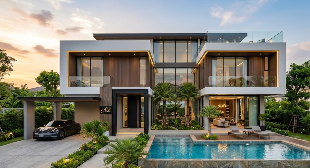 แบบบ้าน Modern Luxury A2