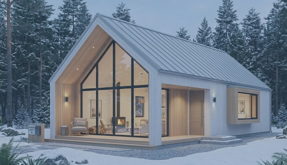แบบบ้าน Nordic Cozy N1
