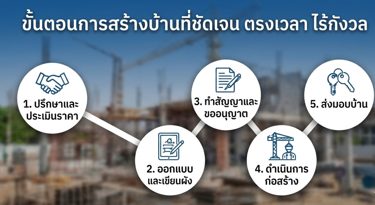 ขั้นตอนการสร้างบ้าน I-TEM-HOME.COM